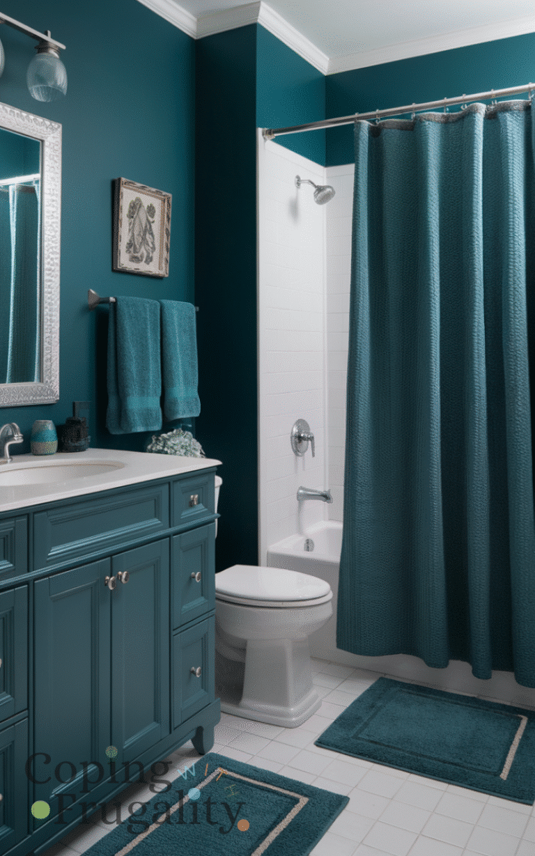 Best Coloured Bathroom Suite Ideas on a Budget for a Fresh Stylish Look ...