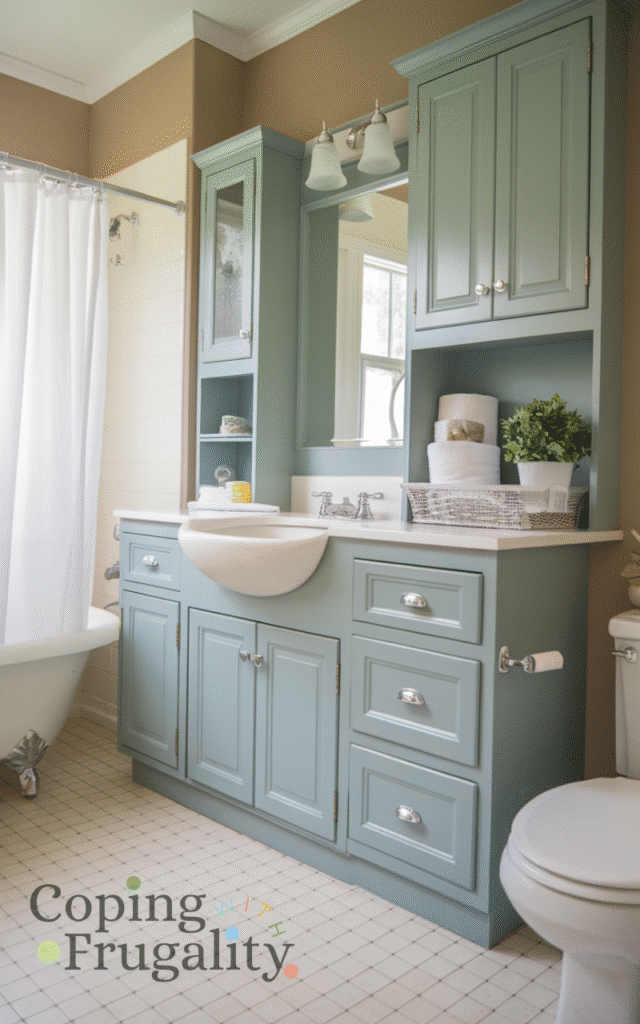Best Coloured Bathroom Suite Ideas on a Budget for a Fresh Stylish Look ...