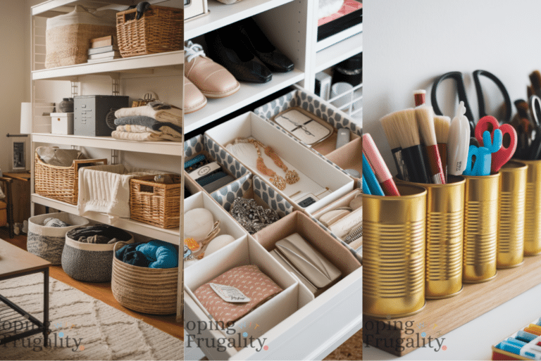 Storage Using Household Items