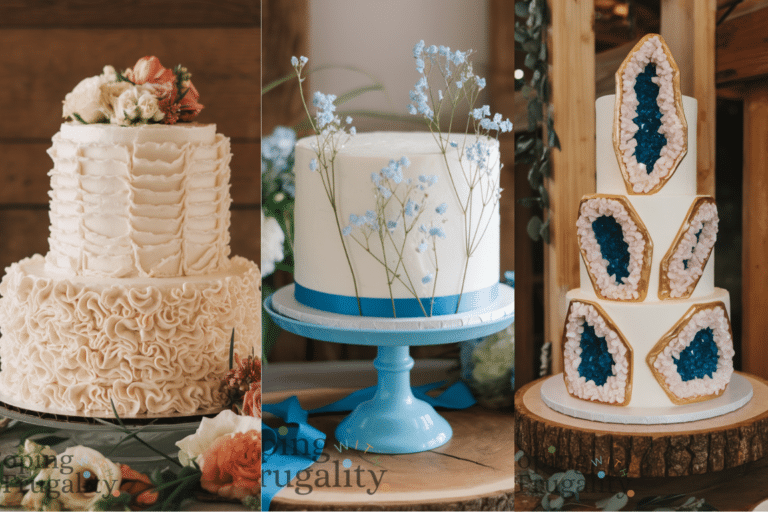 Trendy Wedding Cake