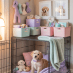 Dog Crate Corner Styling