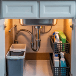 Under Sink Cleaning Organization