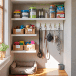 Space Saving Pet Storage Hacks on a Budget