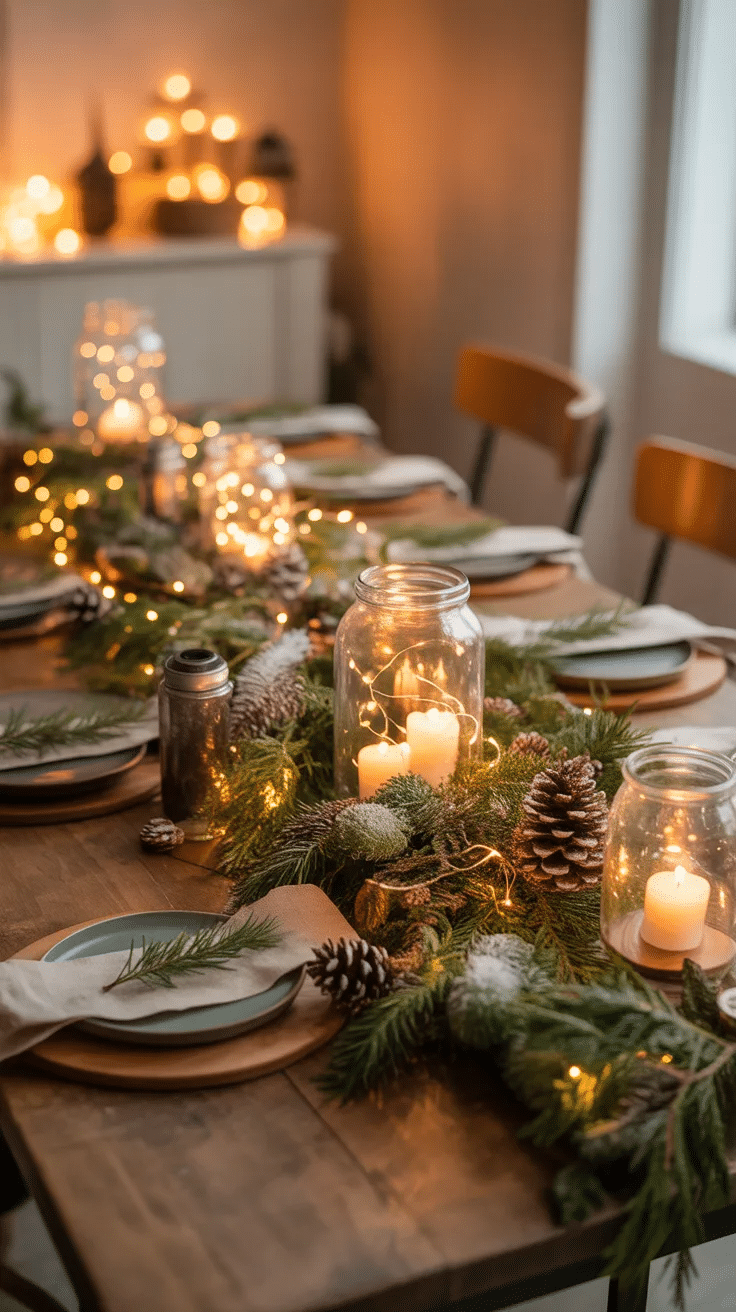 Warm Table Decor for Winter