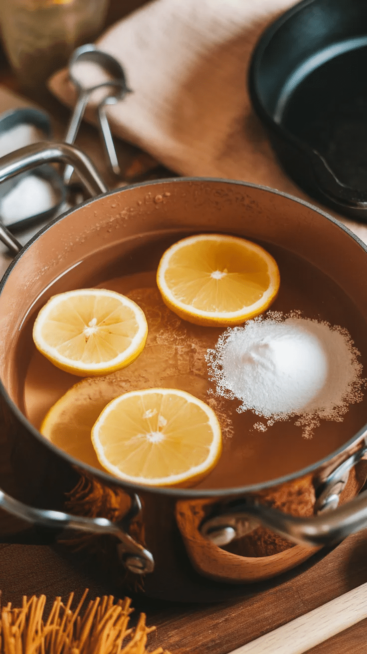Cleaning Burnt Pots Naturally