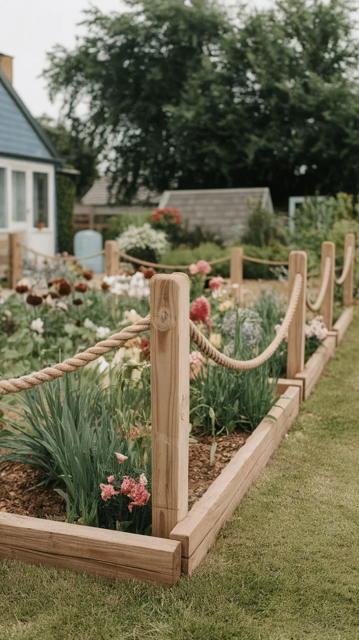 DIY Flower Bed Borders Ideas on a Budget