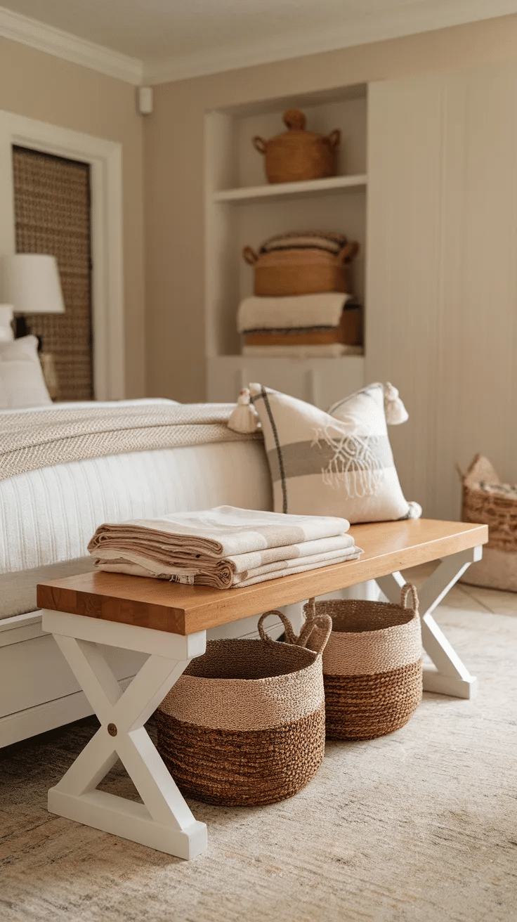 DIY Bedroom Bench