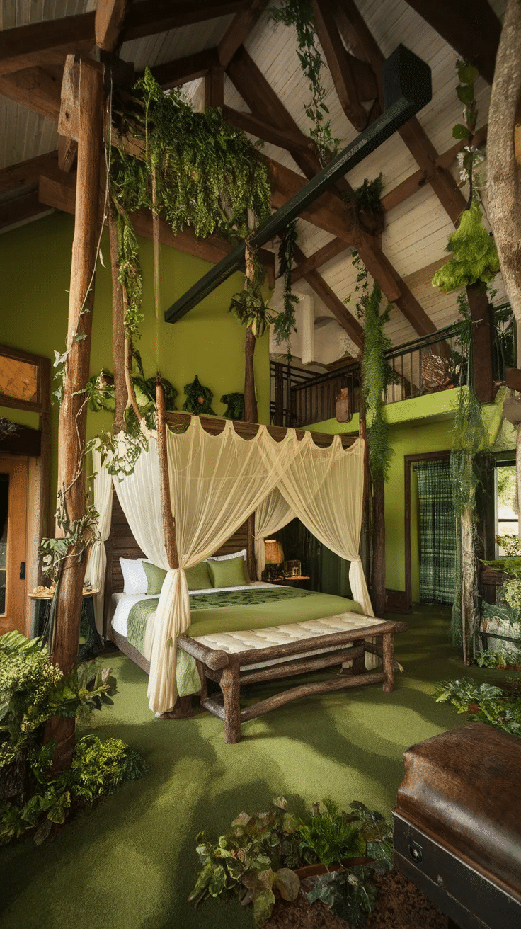Forest-Themed Bedroom Ideas