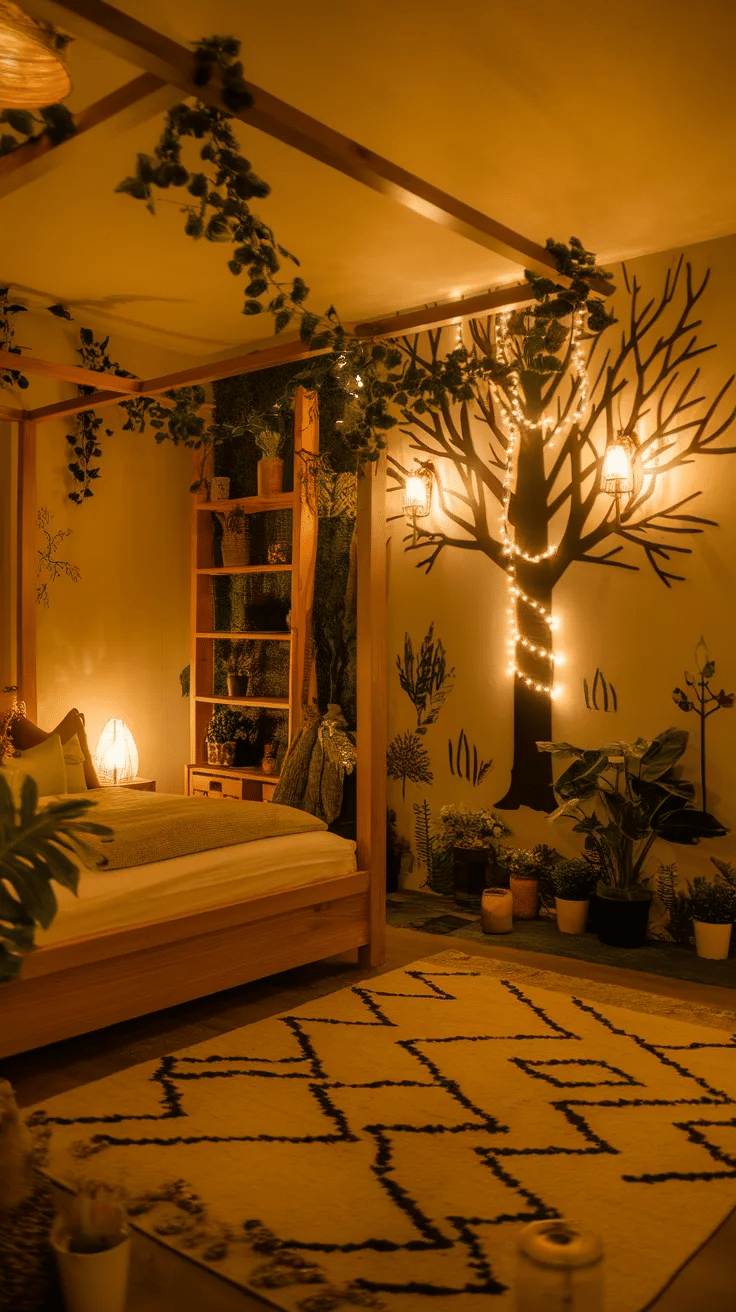 Forest-Themed Bedroom Ideas