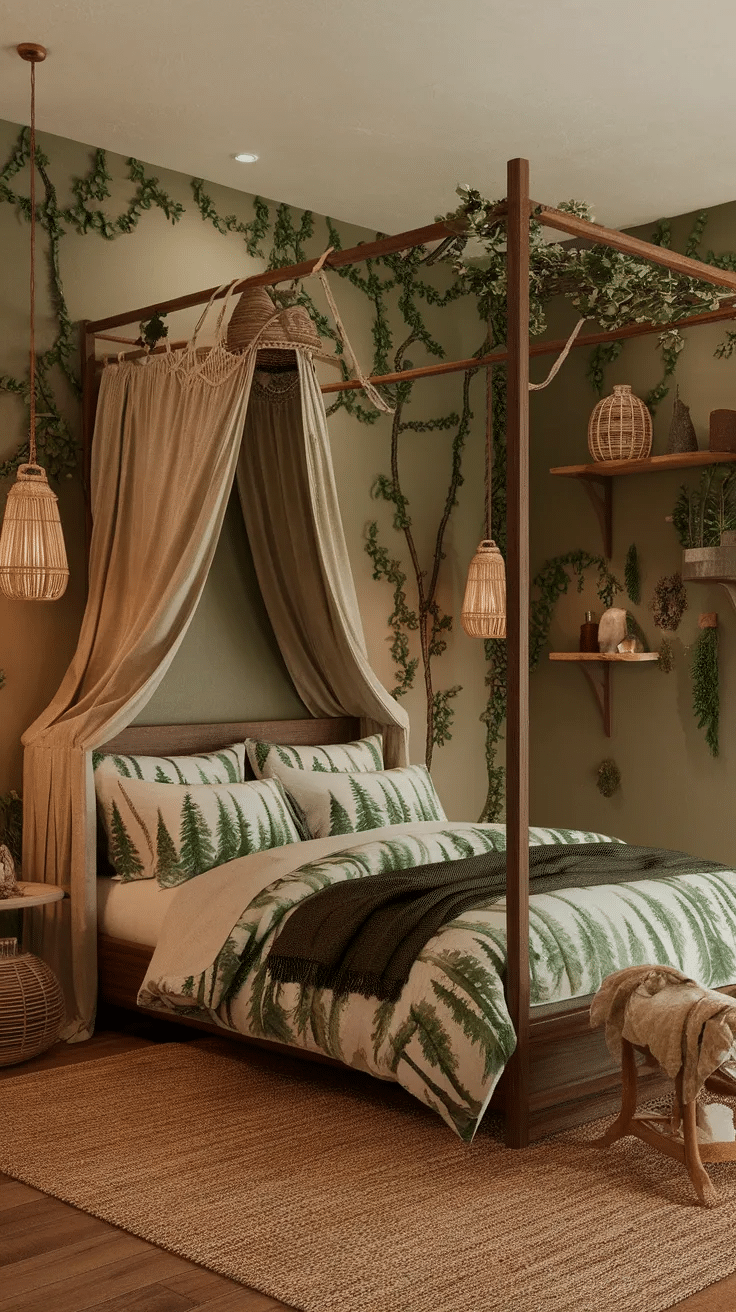 Forest-Themed Bedroom Ideas