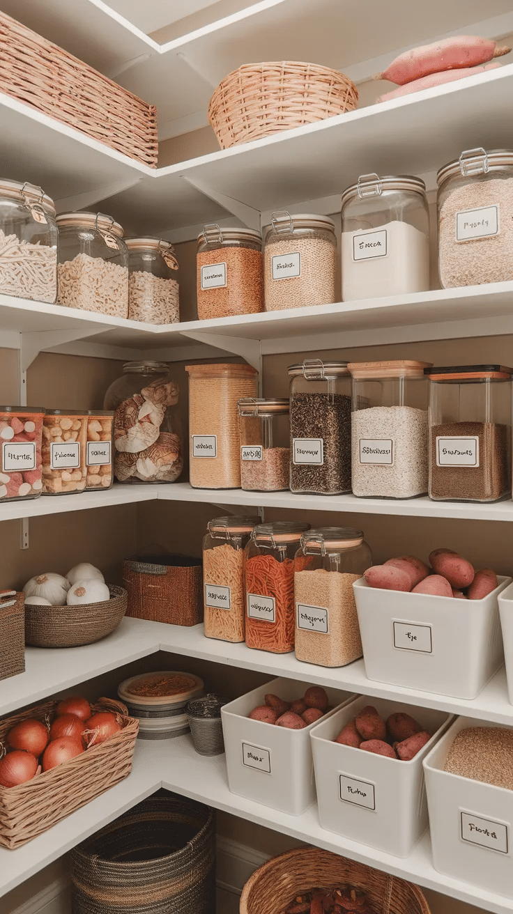Open Pantry Styling