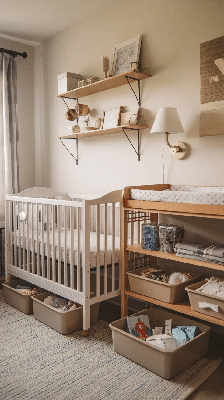 Tiny Nursery Organization Hacks
