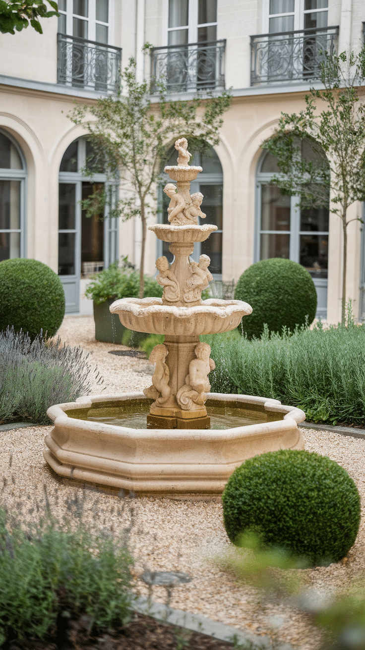 Charming French Courtyard