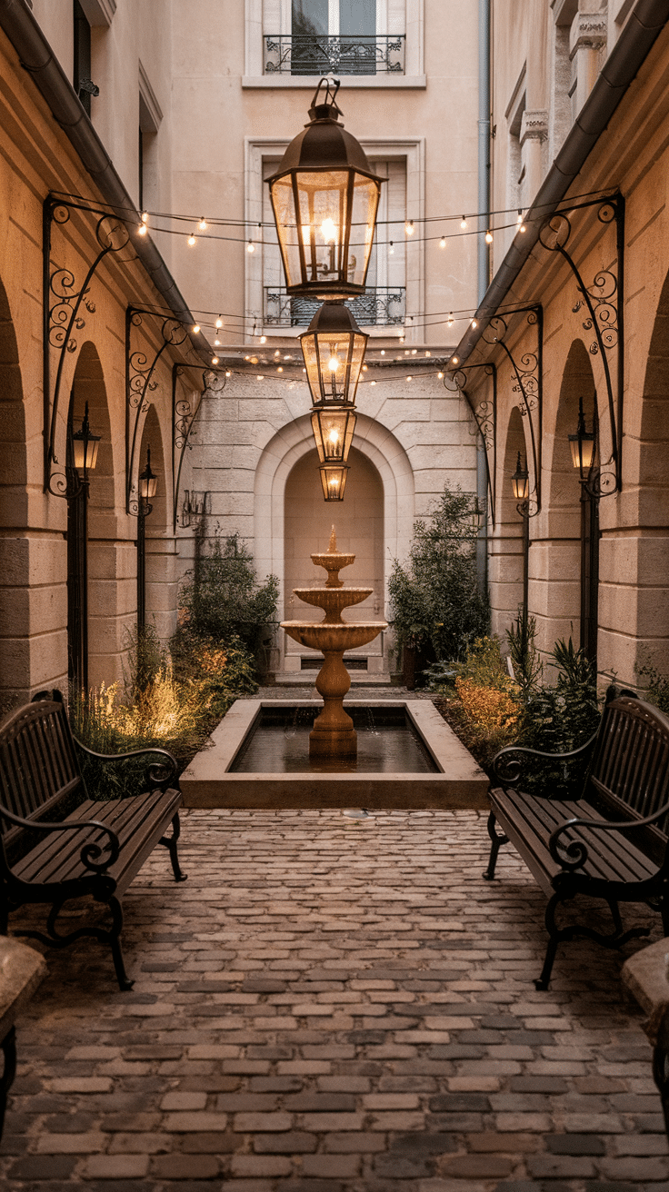 Charming French Courtyard