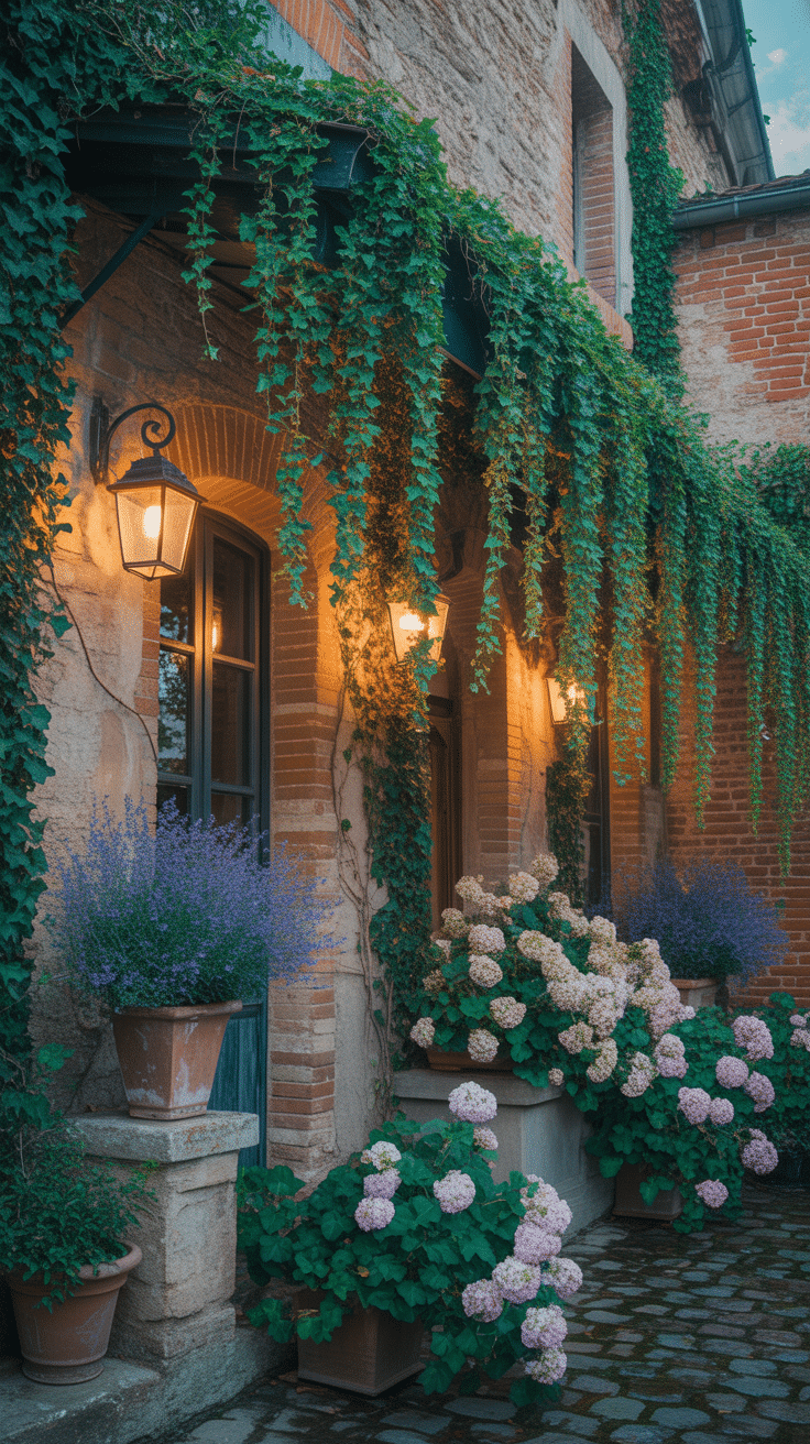 Charming French Courtyard