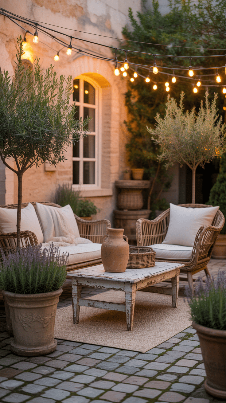 Charming French Courtyard
