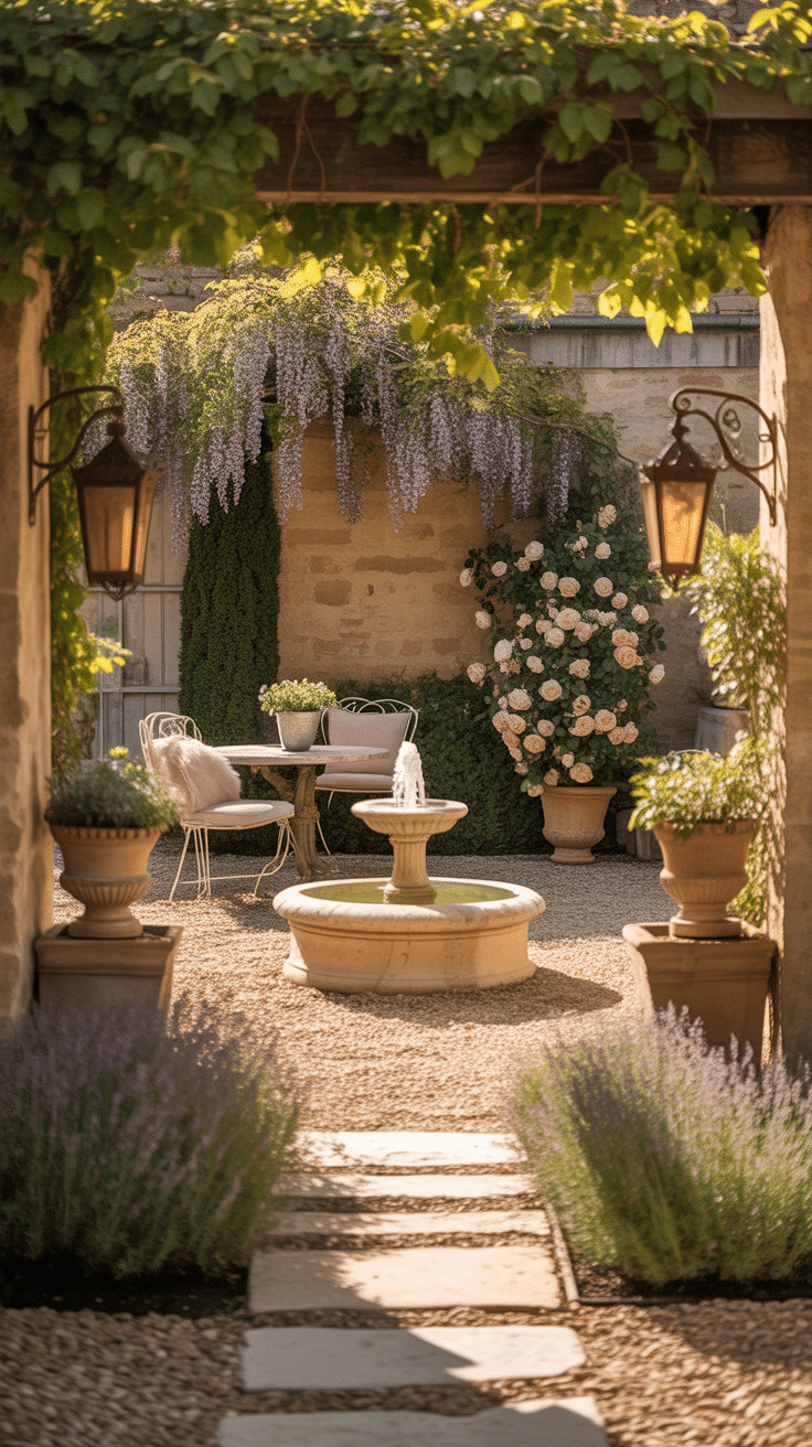 Charming French Courtyard
